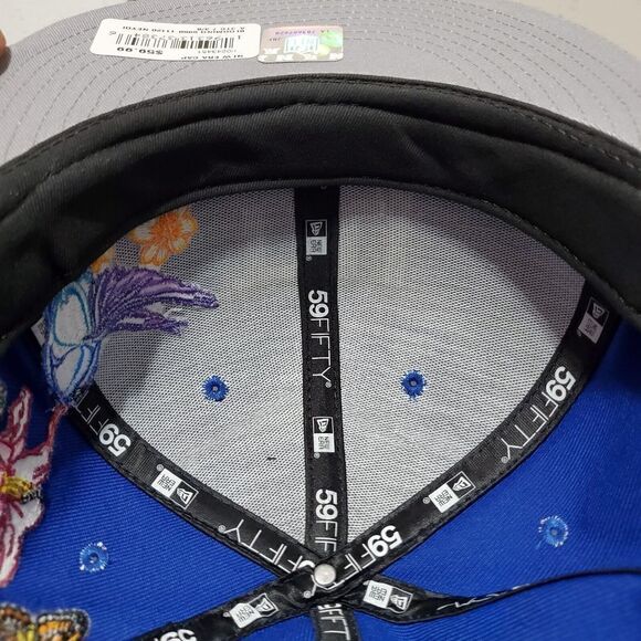 New York Giants NFL Size 7 1/2 Blooming Blue 59FIFTY Fitted Cap New Era - Picture 9 of 11